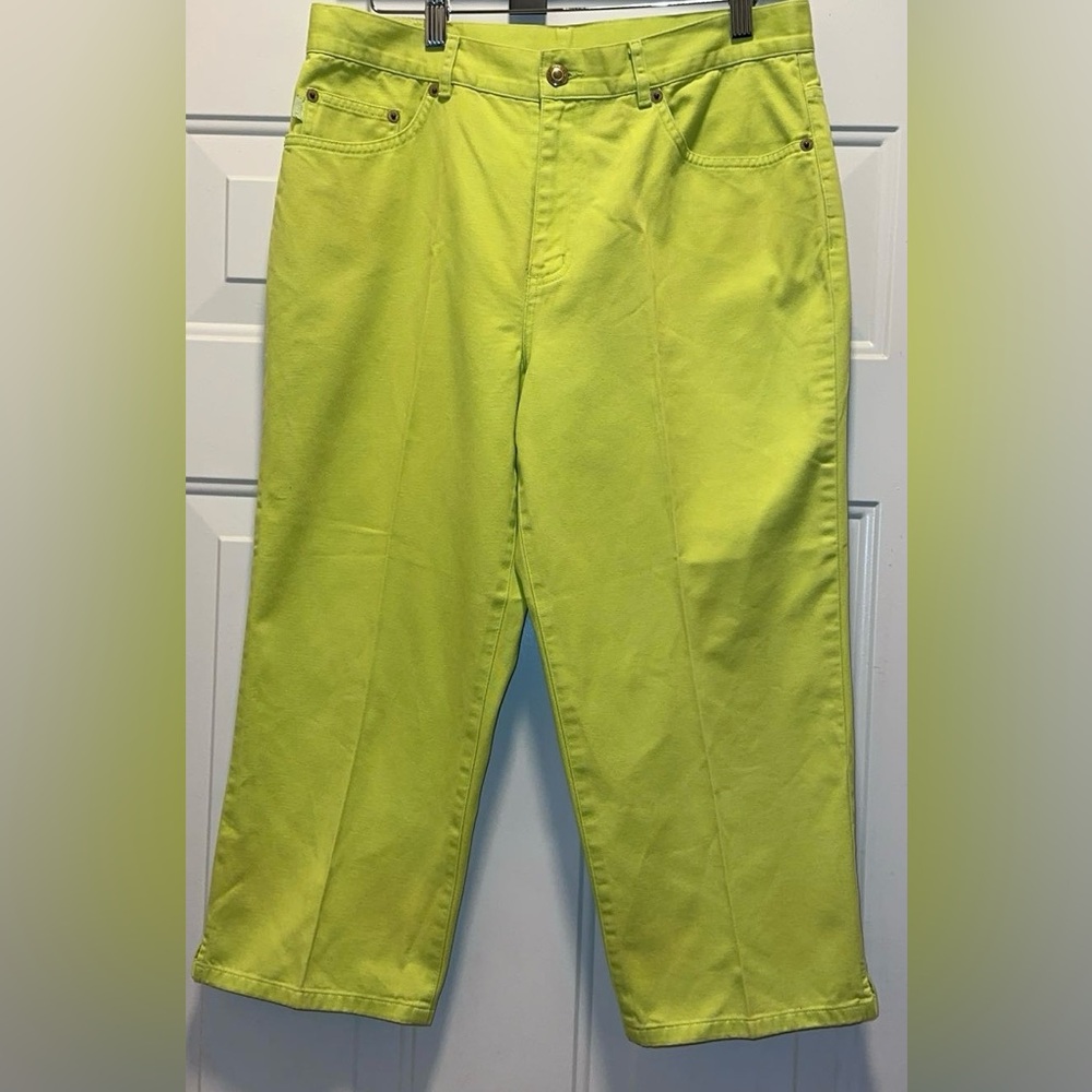 Ralph Lauren Lauren Jeans Co. Lime Green Capris